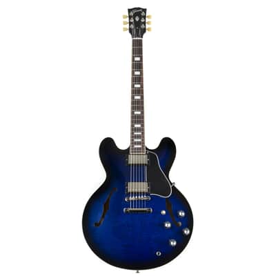 Gibson ES-335 Figured Deep Ocean Burst - Semi Acoustic Guitar image 10
