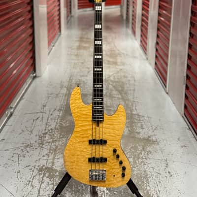 Sire 2nd Generation Marcus Miller V9 NT Ash 4-String with Ebony Fretboard 2019 - Natural image 1
