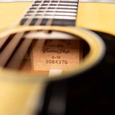 Martin Custom Shop 0-18 Acoustic Guitar with Hardshell Case image 14