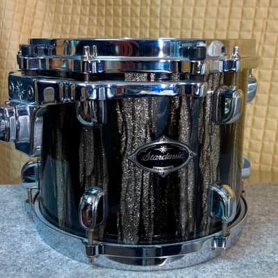 Tama Starclassic Walnut Birch 10x8 tom - Black Clouds & Silver Linings image 3