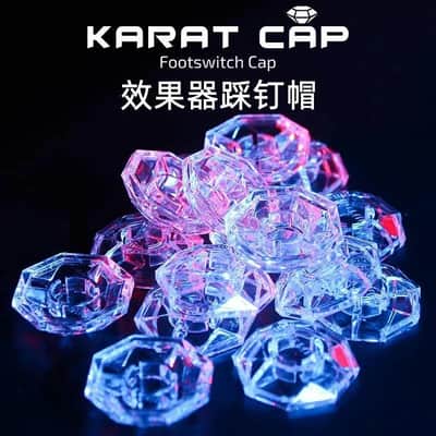 Hotone 10pcs Karat Footswitch Cap Topper for Guitar Pedal,price include the import duty for US buyer image 1