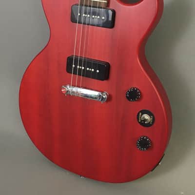 Epiphone Les Paul LP Special Model Single Cut Cherry Red Translucent Dual All Original P90s HSC image 10