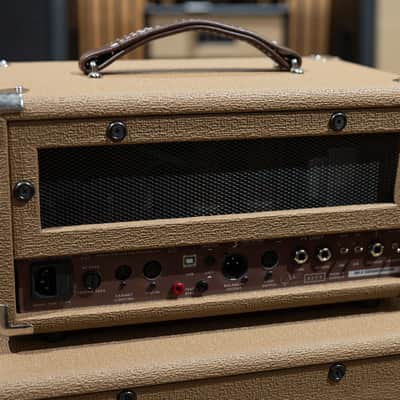 Revv D20 JL Joey Landreth 20/4W Tube Amp Head w/ 1x12 Cab & Speaker Cable –Brown image 7
