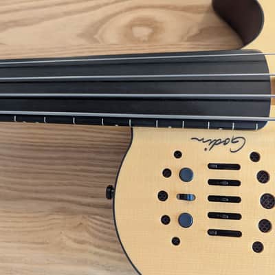 Godin A4 Ultra Fretless 2000s - Natural image 12