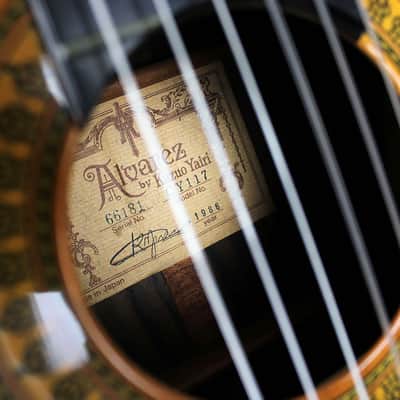 1986 Alvarez Yairi CY117 Classical Guitar - Natural w/ Case image 10