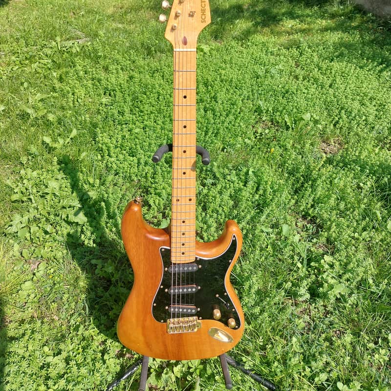 1987 Schecter Limited Koa Strat Dream Machine Natural