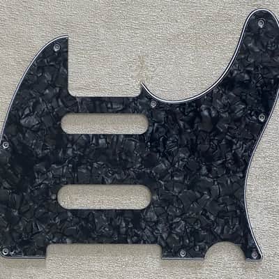 Custom Guitar Pickguard For Fender Telecaster Nashville Tele,4 Ply Black Pearl image 1