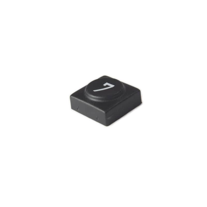 Oberheim - Xpander , Matrix 12 - Black panel switch cap with numeral '7' image 1