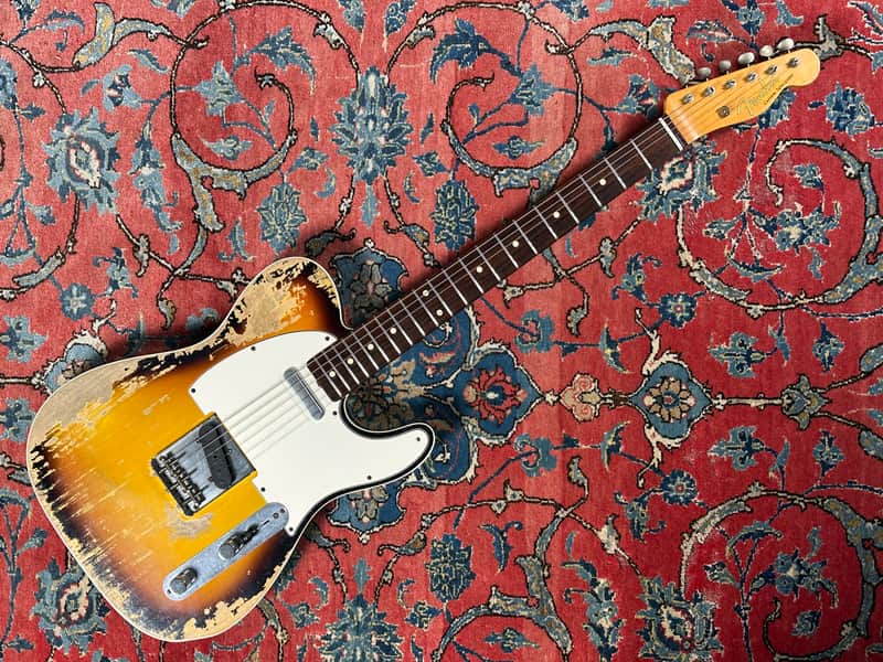 Fender Custom Shop '60 Heavy Relic Telecaster Custom 2011 Sunburst image 1