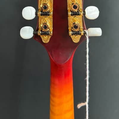 Gold Tone GM-80 Oval-Hole F-Style Mandolin Cherry Burst Satin w/ Pickup image 10