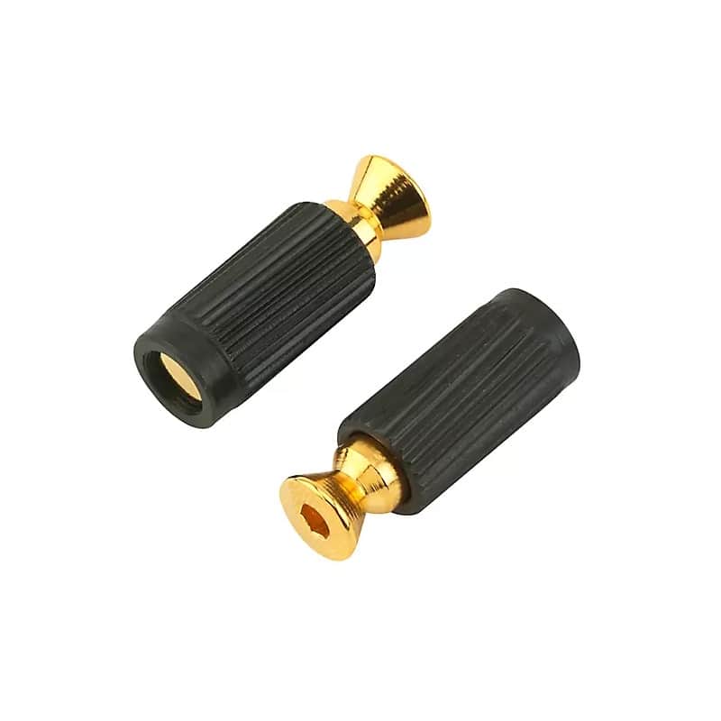 Floyd Rose Bridge Mounting Studs & Inserts Bridge Mounting Studs - Gold image 1