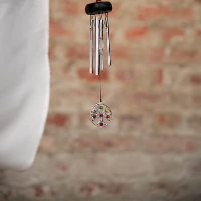 Meinl Sonic Energy Mini Tree of Life Chakra Chime 12"/30 cm - Silver image 3