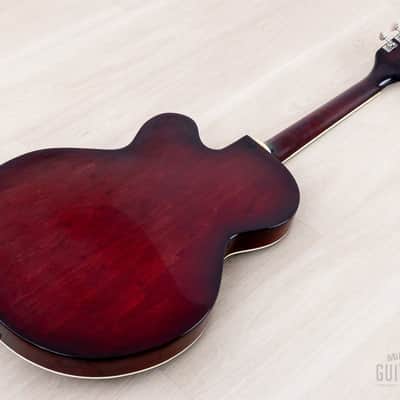 1967 Gretsch Tennessean 6119 Vintage Hollowbody Dark Cherry w/ HiLoTron, Case image 15