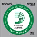 D'Addario Single String NW064 Nickelwound - Single Guitar String
