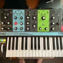 Moog Grandmother Semi-Modular Analog Synthesizer and Step Sequencer with DigitalDeckCover, Patch & Tweak with Moog book and extra patch cables
