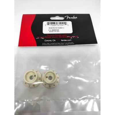 2 Boutons de commutateur (switch) Fender® Stratocaster S-1 Parchment 005-9267-049 image 6