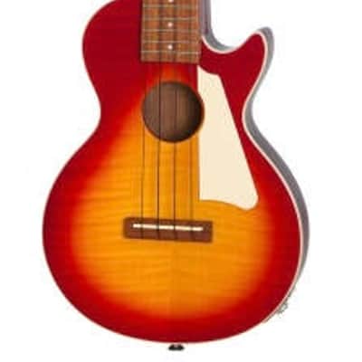 Epiphone Les Paul Acoustic/Electric Tenor Ukulele - Cherry Sunburst image 1