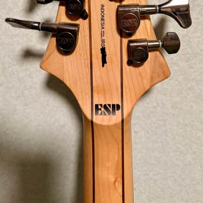 ESP LTD B-208FM 2005 - 2015 - See Thru Black image 6