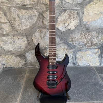 Yamaha Pacifica 821DX - Flamed Purple, 24 Frets, Floyd Rose, Good Condition + Video Demo image 2