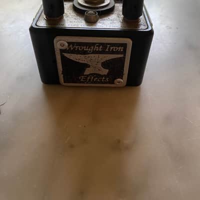 Wrought Iron Effects Wrought Iron Effects Wylie Germanium Boost (Rangemaster) 2018 - Black / Chrome image 3
