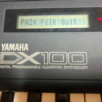 Yamaha DX100 Programmable Algorithm Synthesizer 1985 - Black image 2