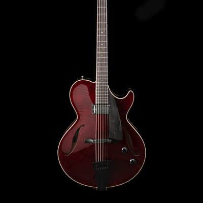 Collings Eastside LC Archtop, Laminated Maple Construction, Merlot Finish - NEW image 4