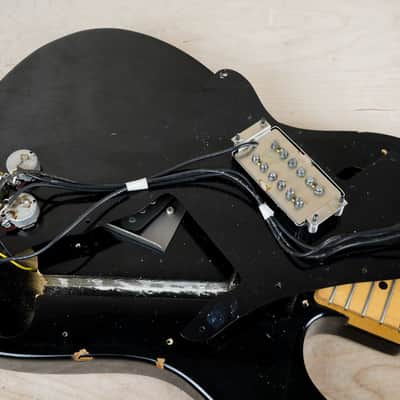 Squier CTC-55 Telecaster Custom 1983 Black Vintage Fender Japan Fujigen MIJ w/ Bag image 9