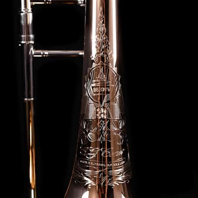 C.G. Conn 88HNV New Vintage Professional Trombone, F-Attachment, Rose Brass Bell image 5
