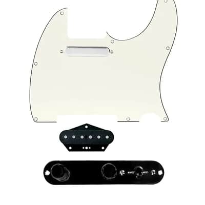 920D Custom Texas Vintage Pickups 4 Way Reversed Knobs Loaded Pickguard Parchment / Black for Tele Guitars image 2