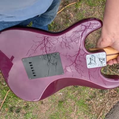 Squire Double Fat Standard HSS - Purple Bild 2