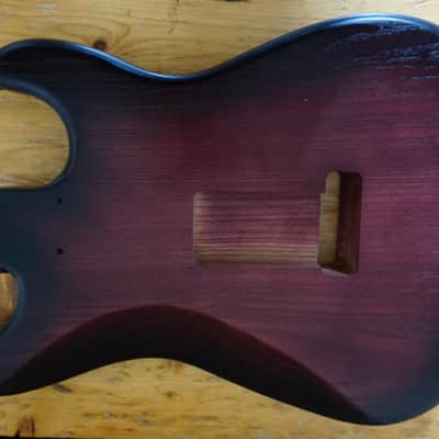 Warmoth Swamp Ash stratocaster body guitar left handed Jimi Hendrix design Pistols Crown RARE 2021 image 7