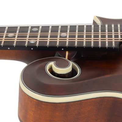 Eastman MD315 F-Style Mandolin Adirondack Wide Neck - Amberburst image 9