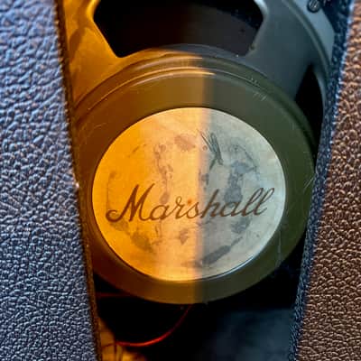 1966 Marshall 2x12 Pinstripe #1983 PA Column Cabinet Cab G12H T1281 image 12