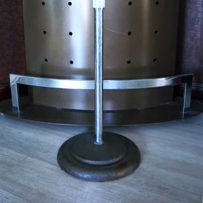 Vintage RARE 1950's Atlas Sound MS4 / MS20 microphone floor stand MS25 MS10C MS12C RCA Shure # 1 image 9