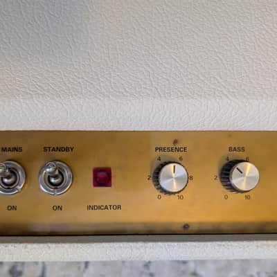 1997 Marshall 1987x Limited Edition 35th Anniversary Master volume added- White and Gold image 2