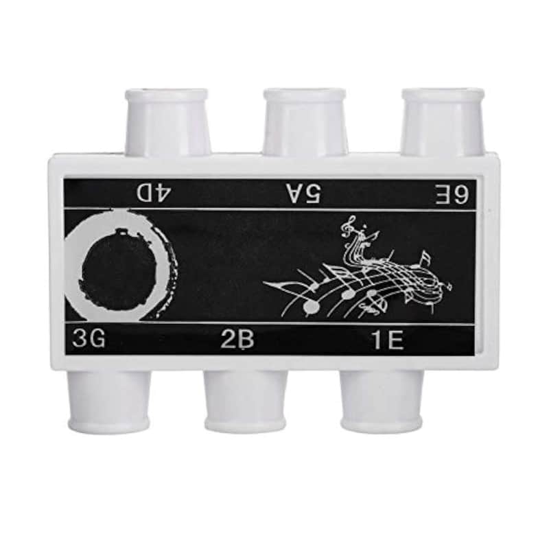 Tuner Pitch Pipe with Case E B G D A E Portable Acoustic Guitar String Pitch Pipe 6 Tones for Electric Acoustic Guitars image 1