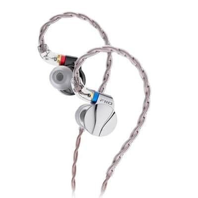 FiiO FD15 13.8mm Magnalium DLC HiFi Dynamic Driver in-Ear Earphone with Stainless Steel Shell, Detachable MMCX Cable (Silver) image 2