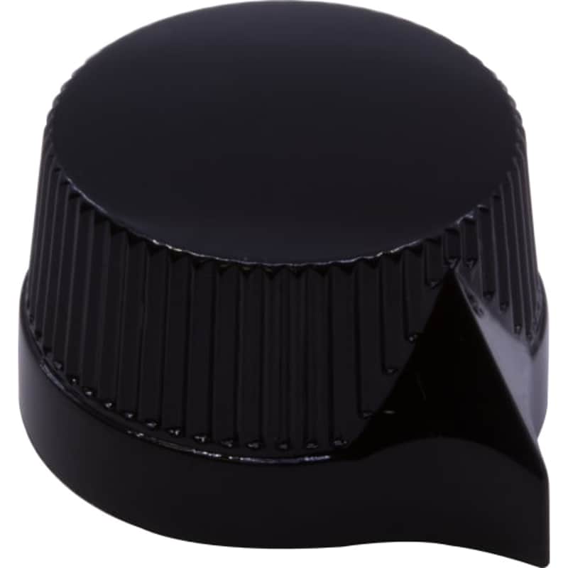 Black Knob - Pointer, Small, Knurled, 0.675” Diameter image 1