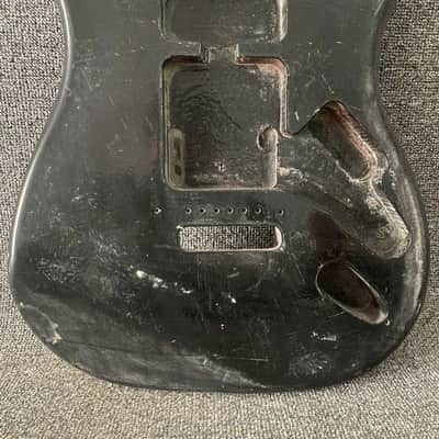 Black Basswood DIY Project Guitar Strat Style Body image 7
