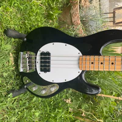 1982 Music Man StingRay Bass - Black- Pre Ernie Ball - OHSC image 1