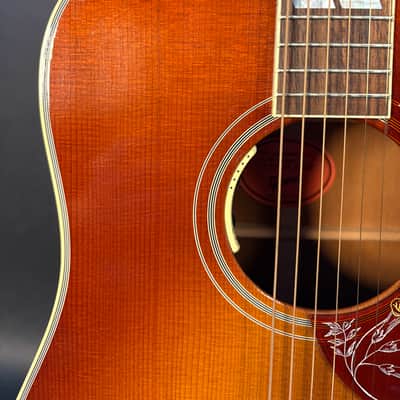 2022 Gibson Custom 1960 Heritage Hummingbird Cherry Sunburst VOS with LR Baggs Anthem pickup image 3