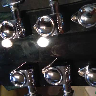 Agile Fretless Guitar Singlecut LP project-Blackburst w/ vintage caps-Final price-Epiphone Probucker image 18