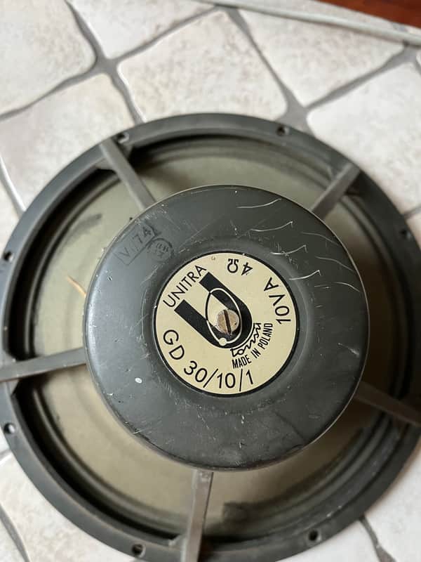 Vintage UNITRA GD 30/10 AlNiCo 12" speaker - 1970s - gray image 1