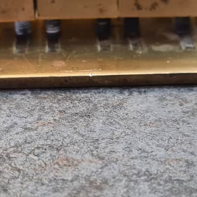 Vintage Mighty Mite Bass Bridge 1970s 1980s Kahler - Brass image 6