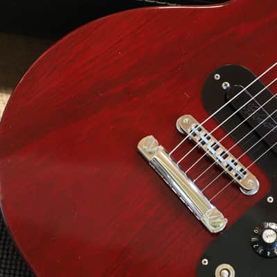 1976 Gibson Melody Maker Electric Guitar Cherry Red + HSC image 4