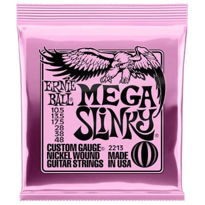 ERNIE BALL 2213 Nickel Wound Mega 105-48 Saiten für E-Gitarre imagen 1