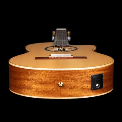 Ortega RCE138SN Performer Series Solid Spruce Top Mahogany Neck Cutaway Nylon 6-String Classical Acoustic-Electric Guitar w/Gig Bag image 11
