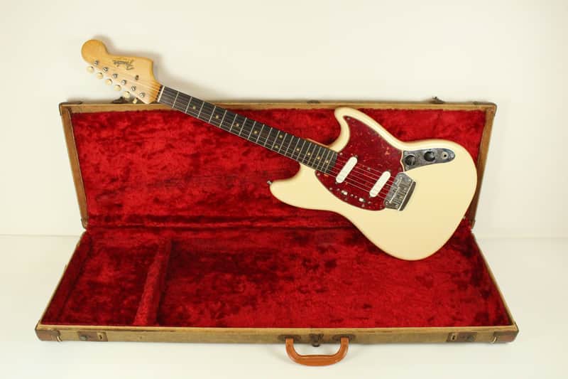 1964 Vintage Fender Duo-Sonic Professionally Refinished White Brazilian Rosewood ~CELAN~ +OHSC USA 1960's Pre-CBS L-Series image 1