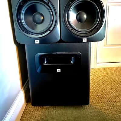 JBL 2.1 Studio Bundle With 308P MkII 8" Powered Studio Monitor Pair & LSR310S 10" Powered Studio Sub image 6