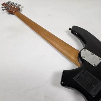 Ernie Ball Music Man John Myung Bongo HH 6-String Bass Black w/ Gator Bag 8.56lbs S08050 image 21